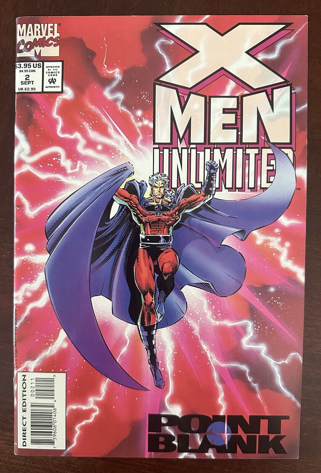 X Men Unlimited #2 (Marvel 1993) Point Blank