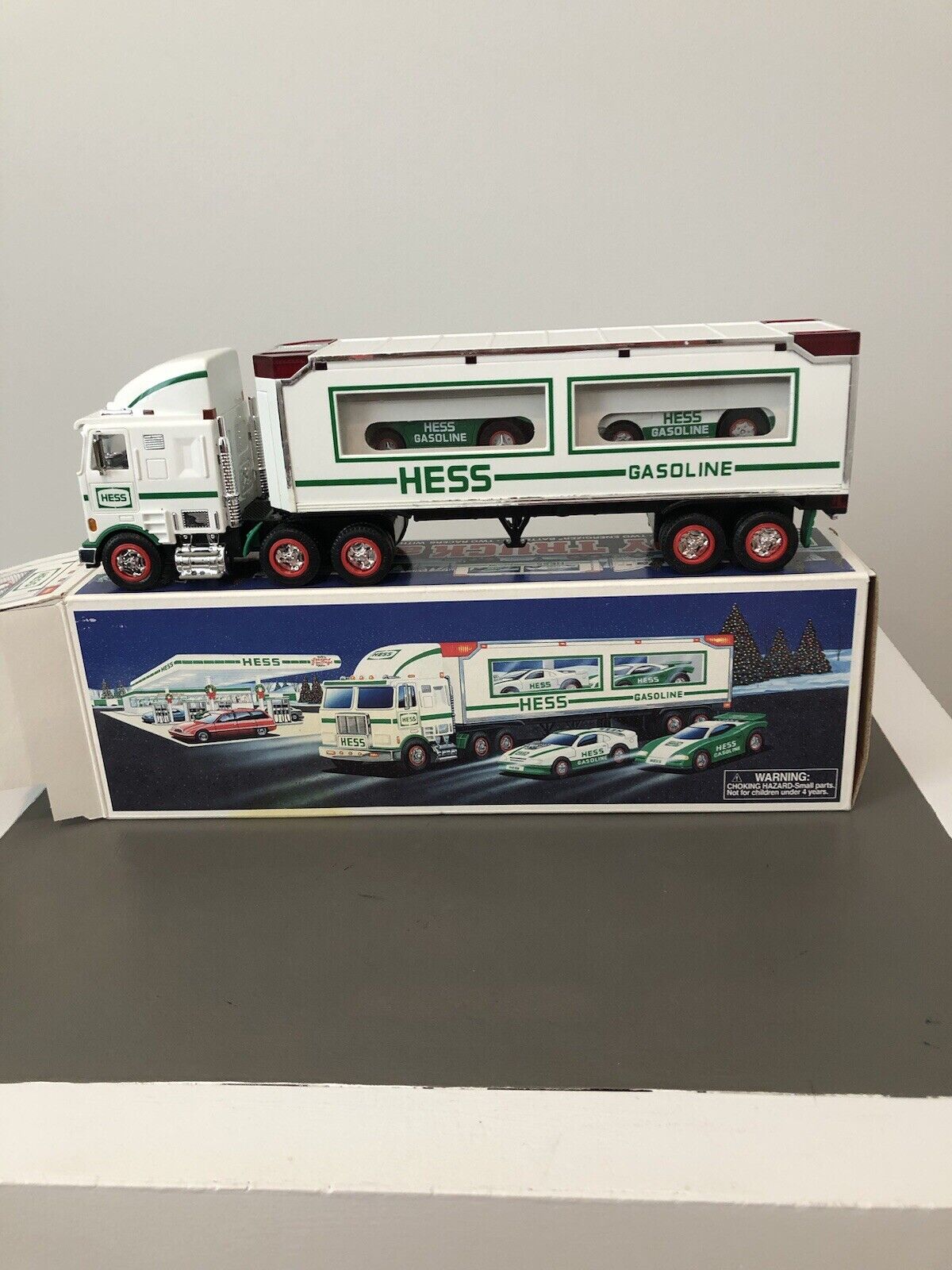 Vintage 1997 Hess Toy Truck and Racers NEW In the Box