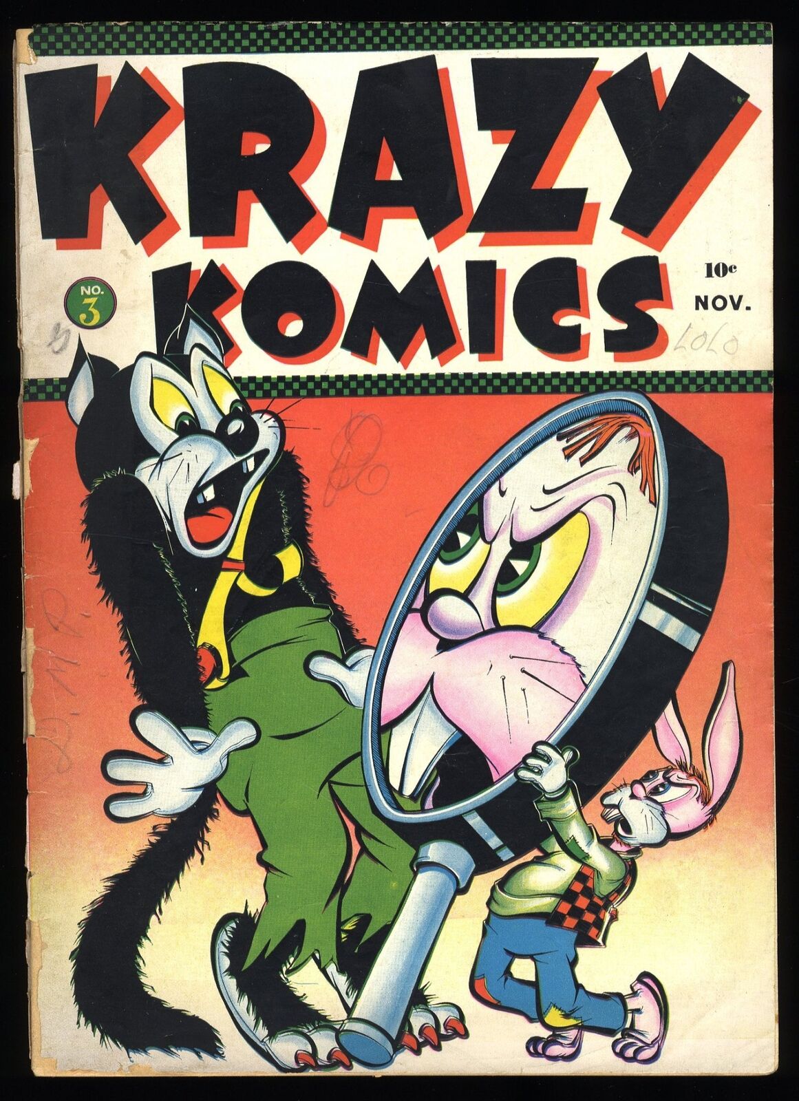 Krazy Komics (1942) #3 Fair 1.0 Cover Art Chad Grothkopf Timely