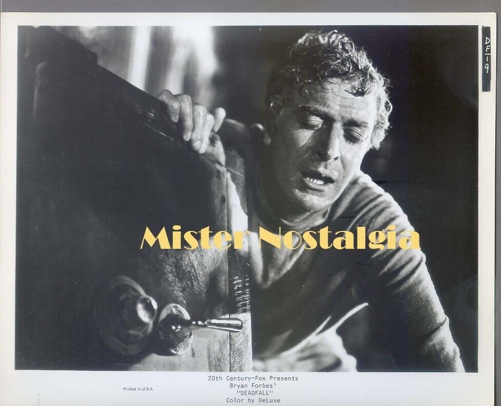 Vintage Photo 1968 Michael Caine in Deadfall