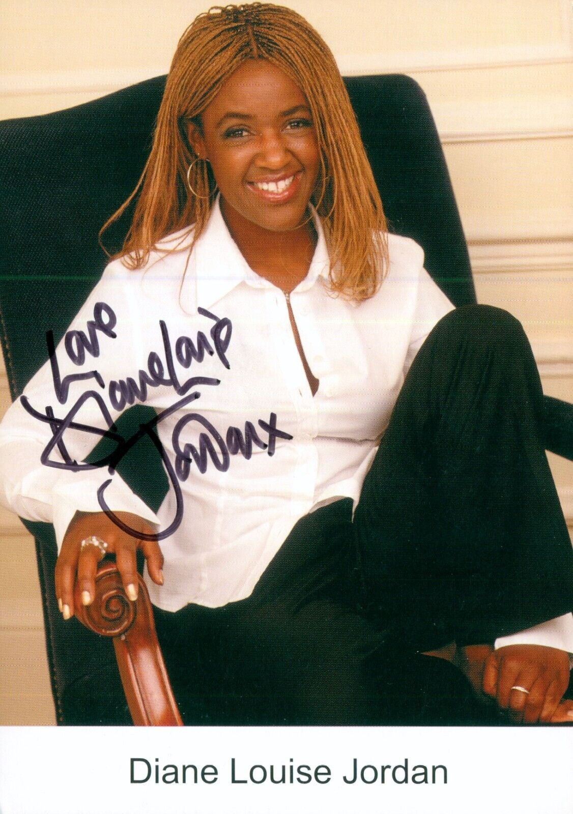 Diane-Louise Jordan - Signed Autograph
