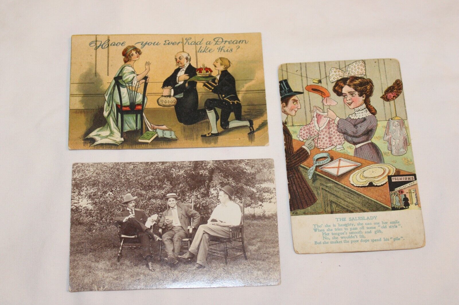 Lot Of 9 Beautifully Vintage Postcards with Stamps - Nice Mix, Great Value