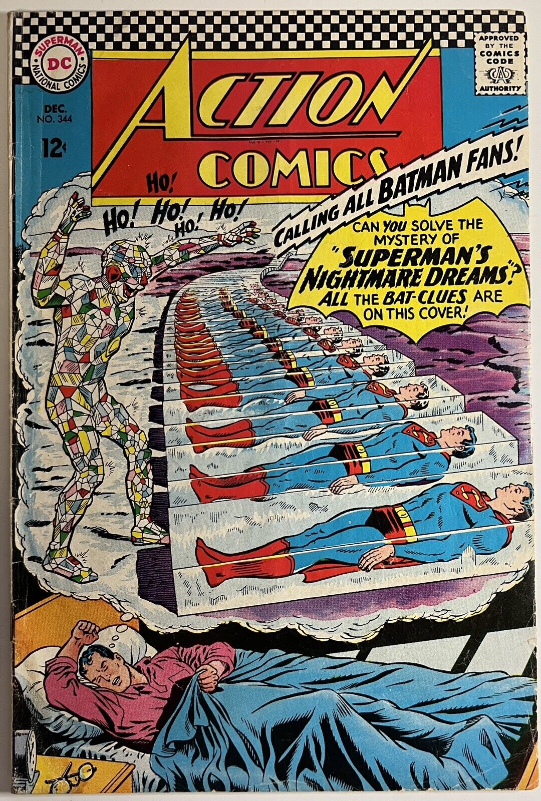 Action Comics #344 GD 1966 Batman DC Comics
