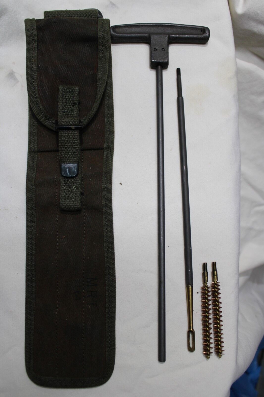 USGI US Military WW2 Korea Vietnam Era M1Carbine Rifle Cleaning Kit Pouch Set 1