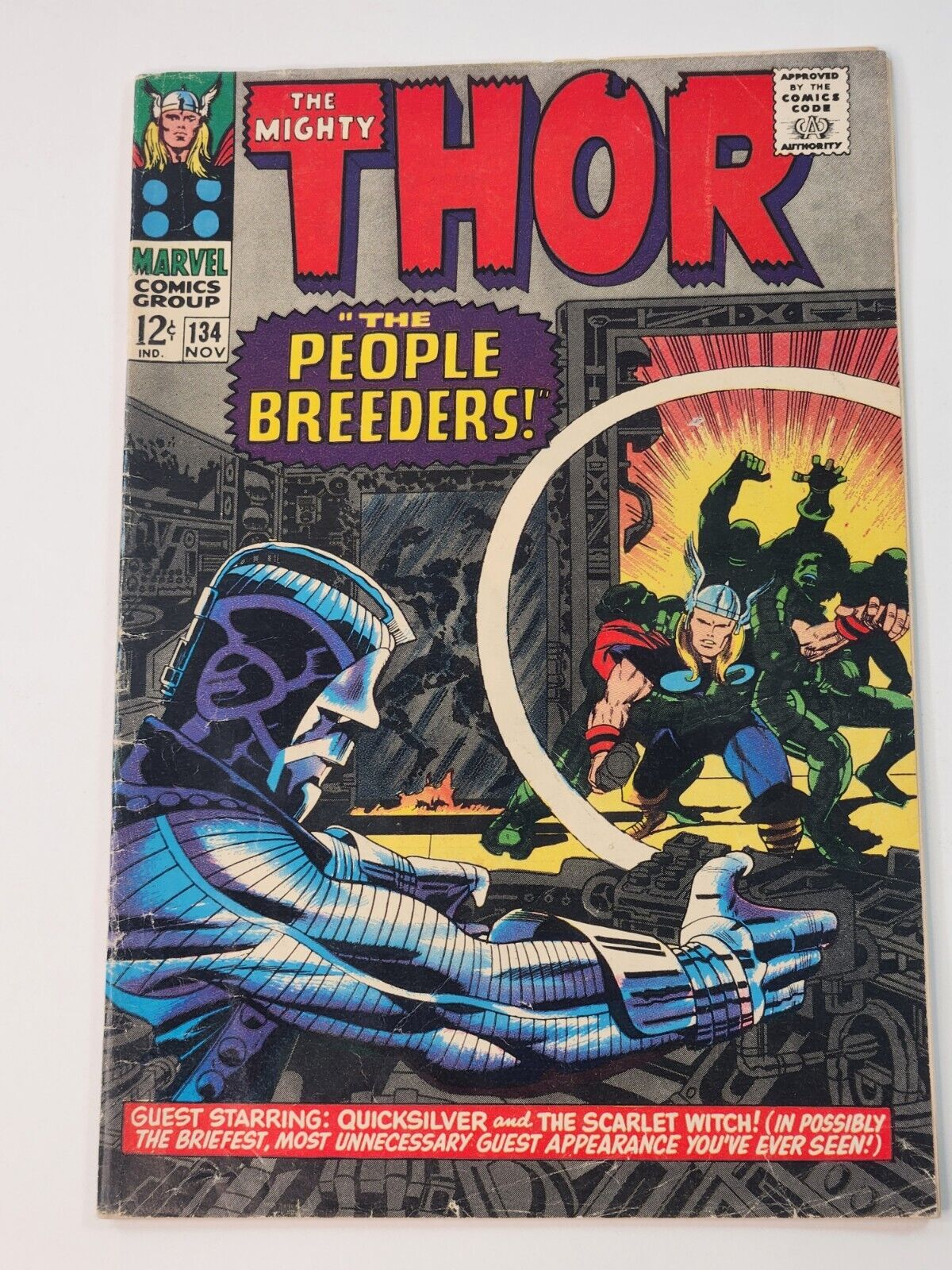 The Mighty Thor 134 1st App High Evolutionary 1st Man-Beast Silver Age 1966