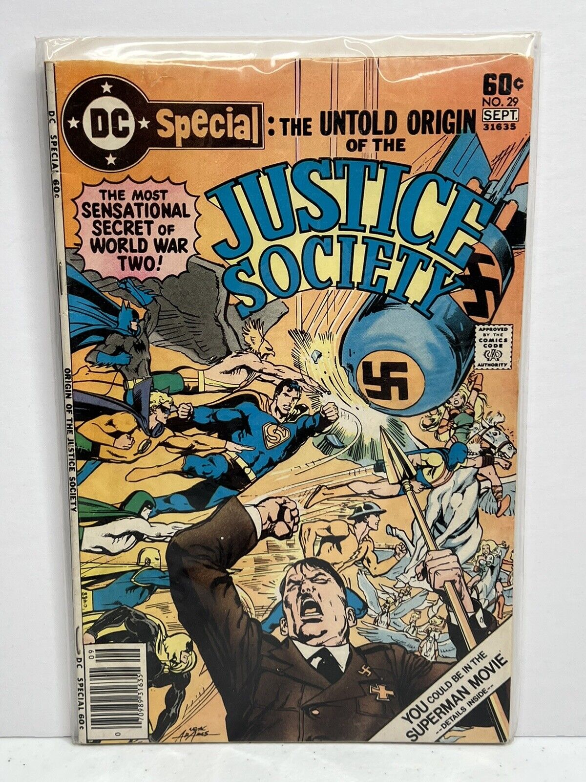 DC Special 29 1977 The Untold Origins of the Justice Society Neal Adams Cover