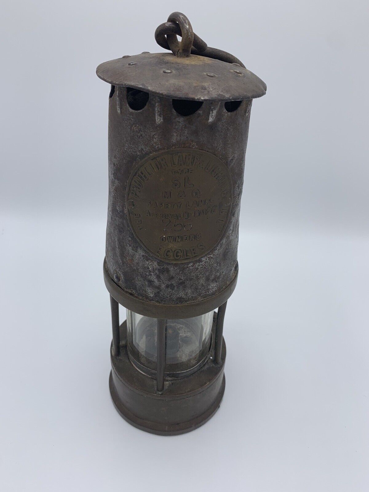 Antique Miner’s Safety Lamp No. B/120