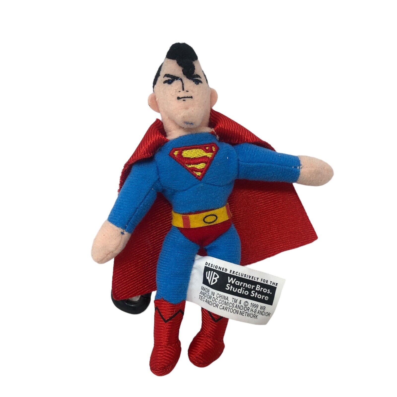 VTG NWOT Warner Bros Studio Store Exclusive Superman Keychain Key Chain