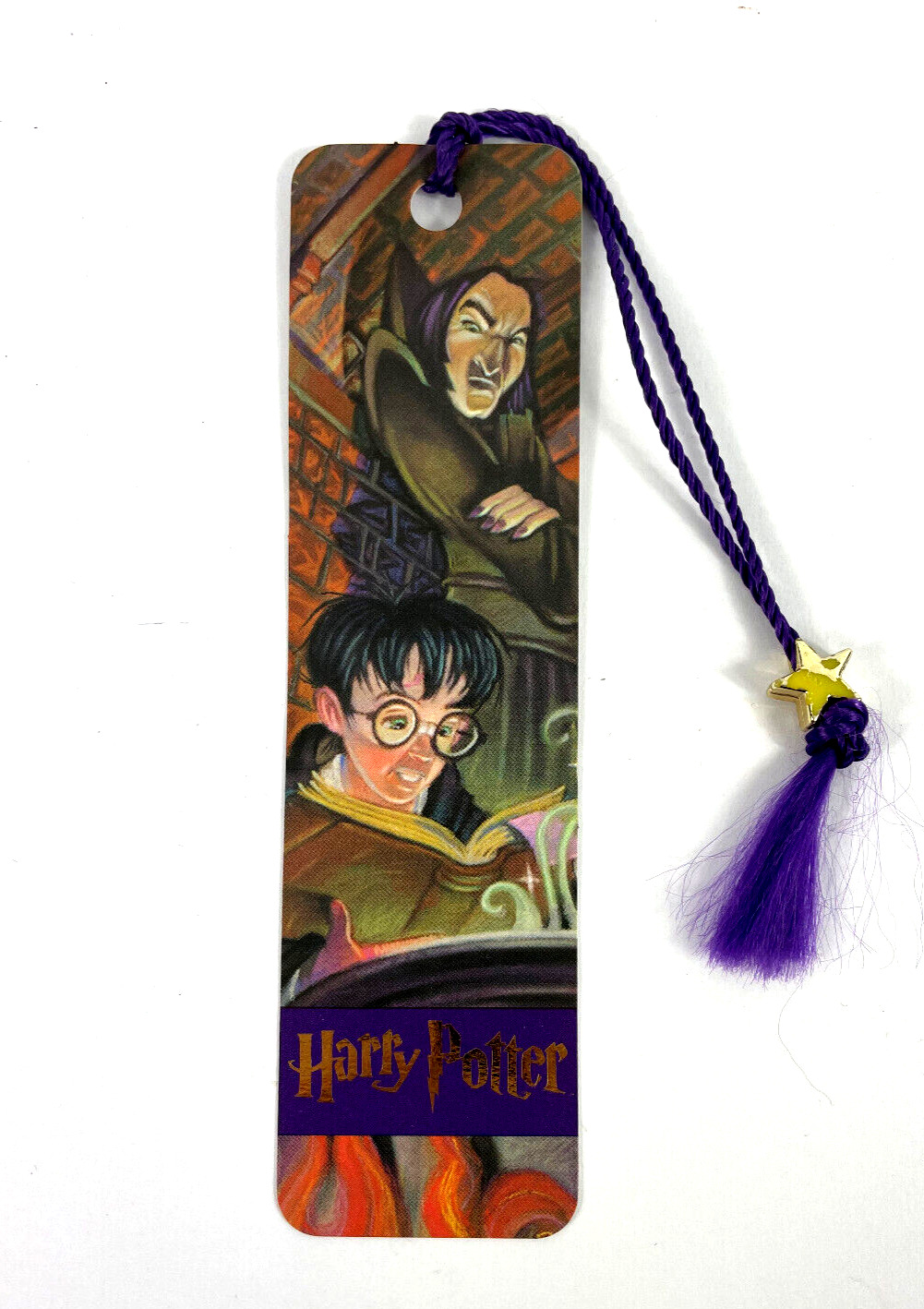 Harry Potter Hogwarts Bookmark 2000 Vintage - Harry & Snape