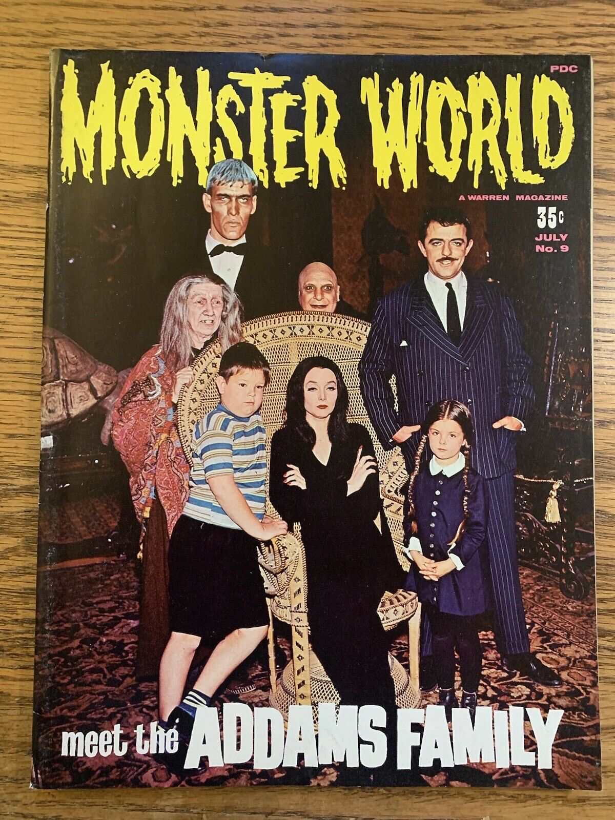 Monster World Magazine #9 July 1966, The Addams Family Issue FN
