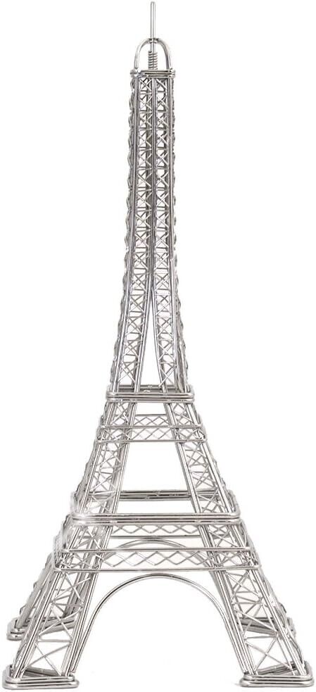 Eiffel Tower Replica Steel Wire Model Architecture Buildings 12 Inches, Vintage 