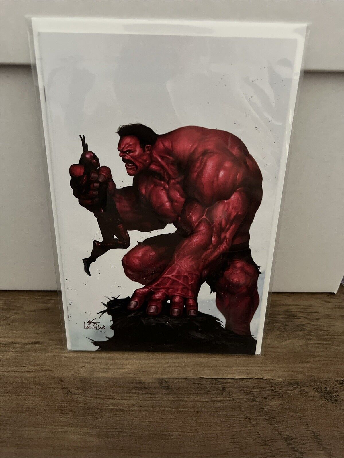 Immortal Hulk #21 INHYUK LEE- Virgin Variant Cover Red Hulk vs Deadpool Cover NM