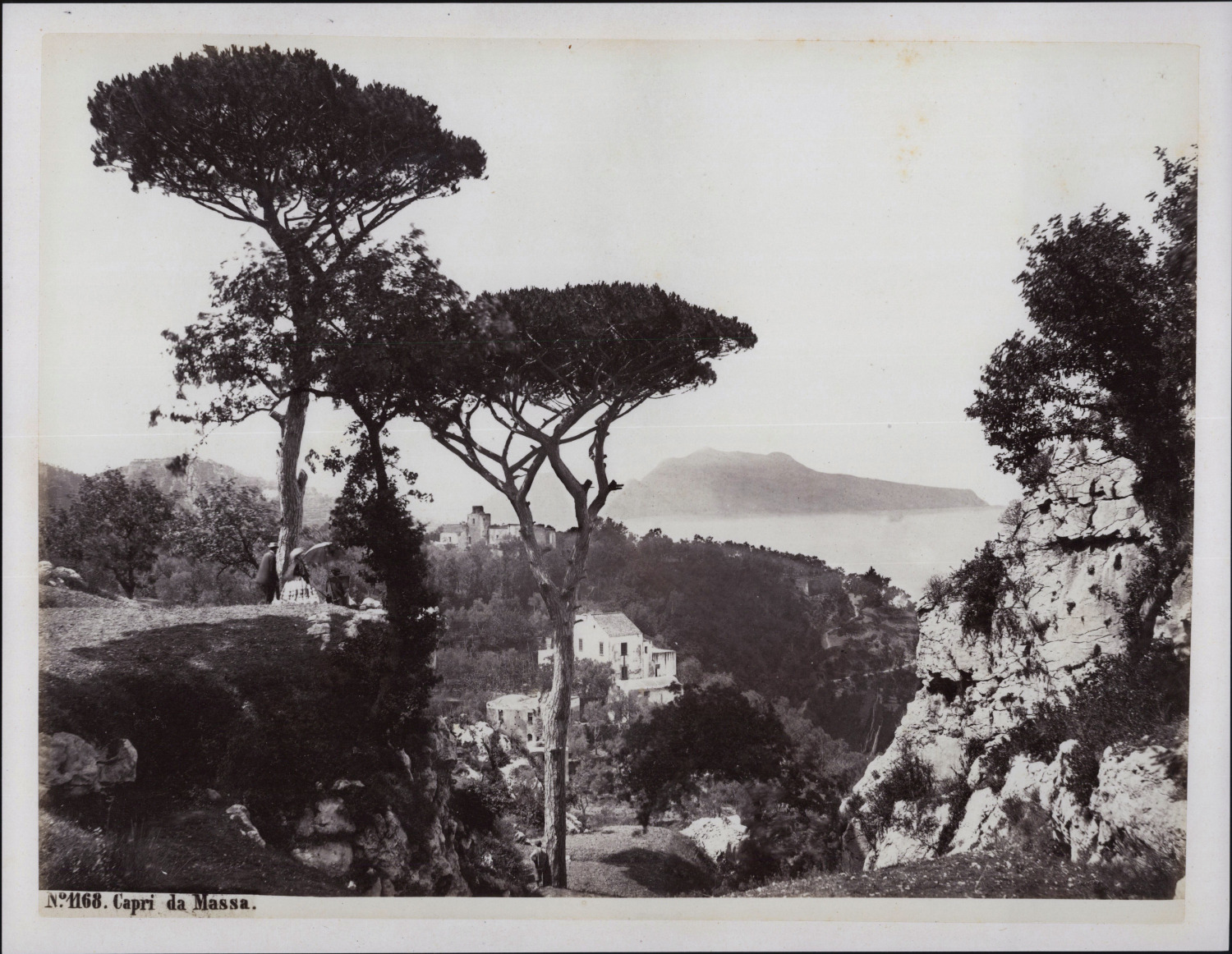 Italy, Island of Capri, ca.1880, vintage print vintage print, legend print