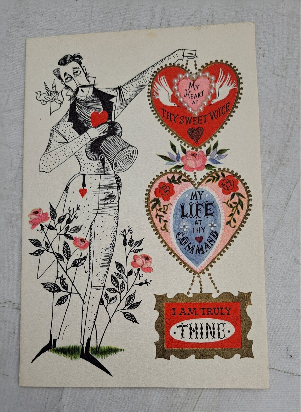 Vintage Hallmark Valentine\'s Day Card