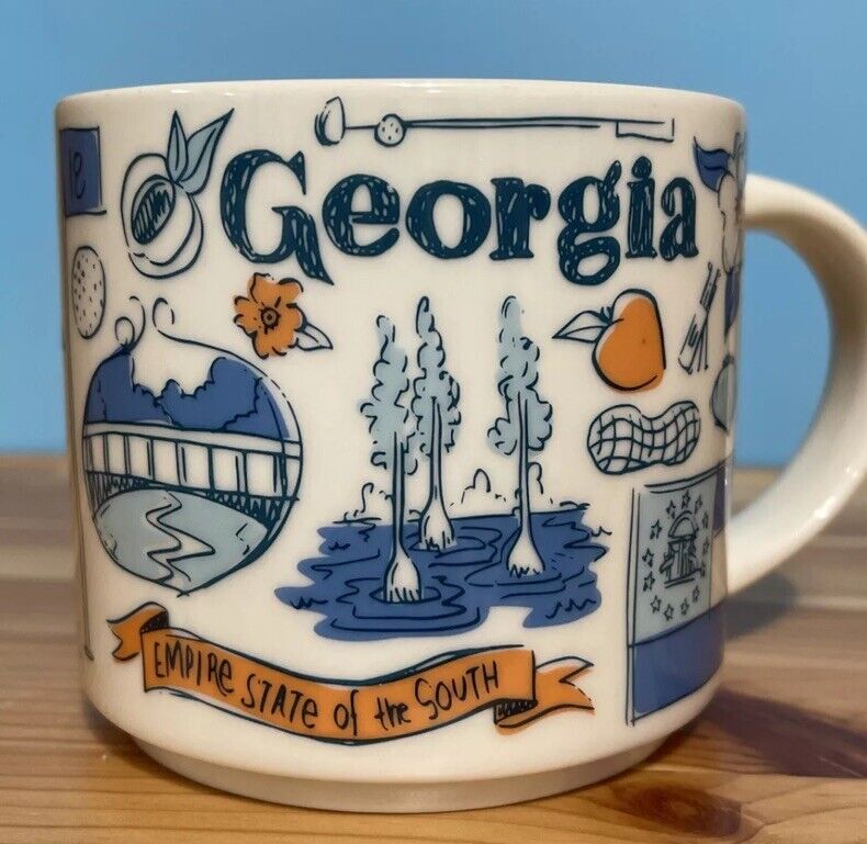 Starbucks Coffee Mug 14oz Been There Series Georgia 2017