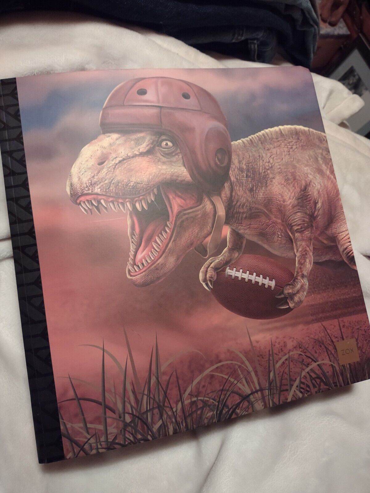 Rare ZOX scarce dinosaur 🦖 binder season 1 and 4 football so wicked cool folder