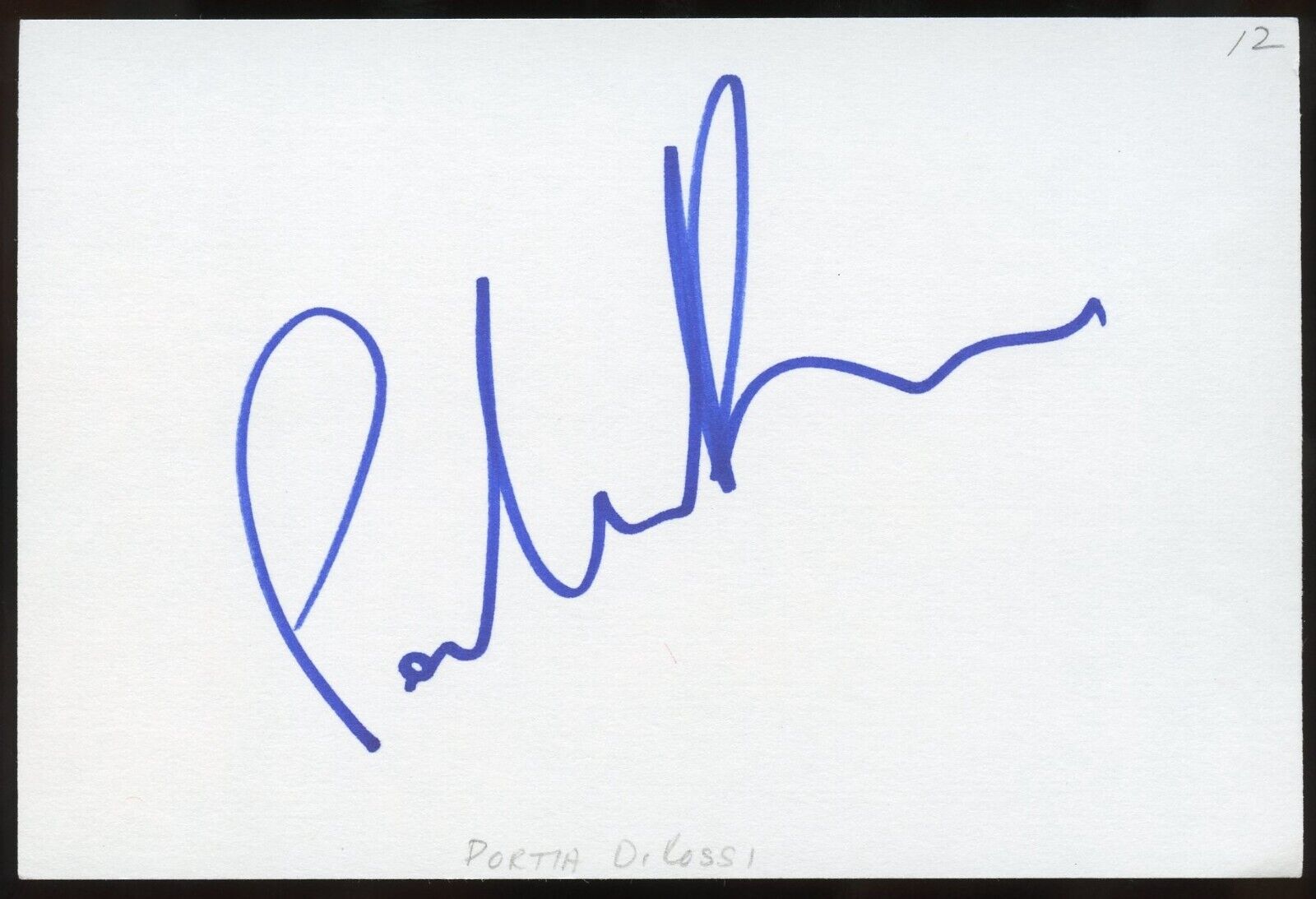 Portia De Rossi signed autograph 4x5 Cut American Actress in Series Ally McBeal