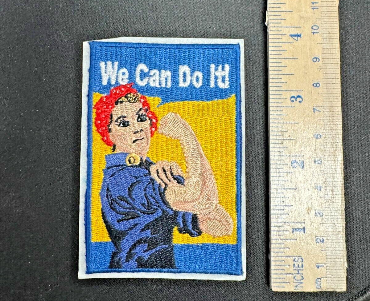 WE CAN DO IT Rosey The Riveter WW2 ARMY NAVY USMC USAF AAC Squadron Patch