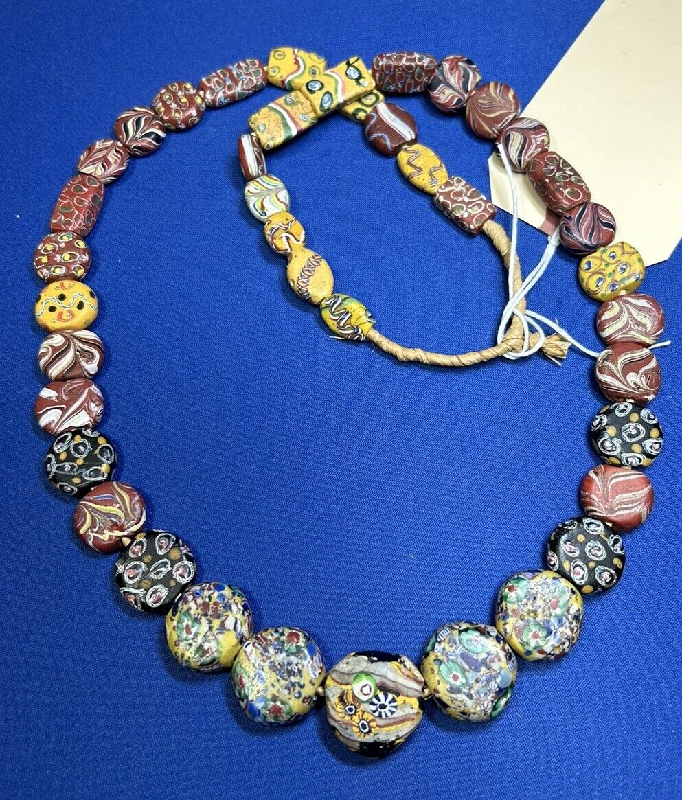 Rare Exceptional Venetian Tabular Trade Beads 28\