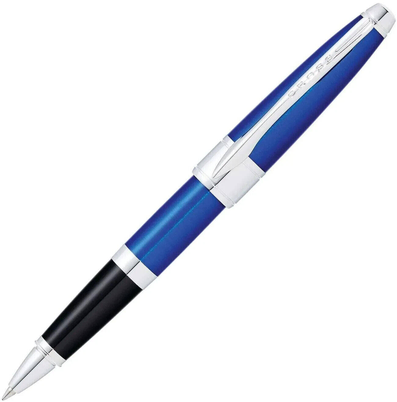 Cross Apogee Limited Release Rollerball Pen, Blue Lacquer, New In Cross Gift Box