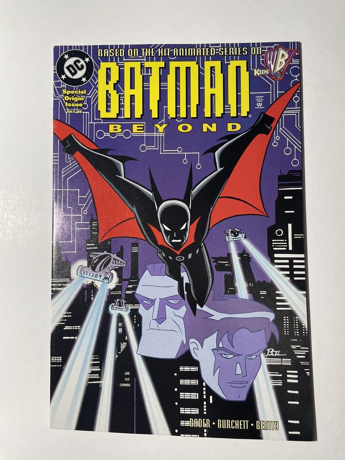 BATMAN BEYOND #1 Special Origin Issue 'Third Print' 2000 VFN-NM- *Rare*