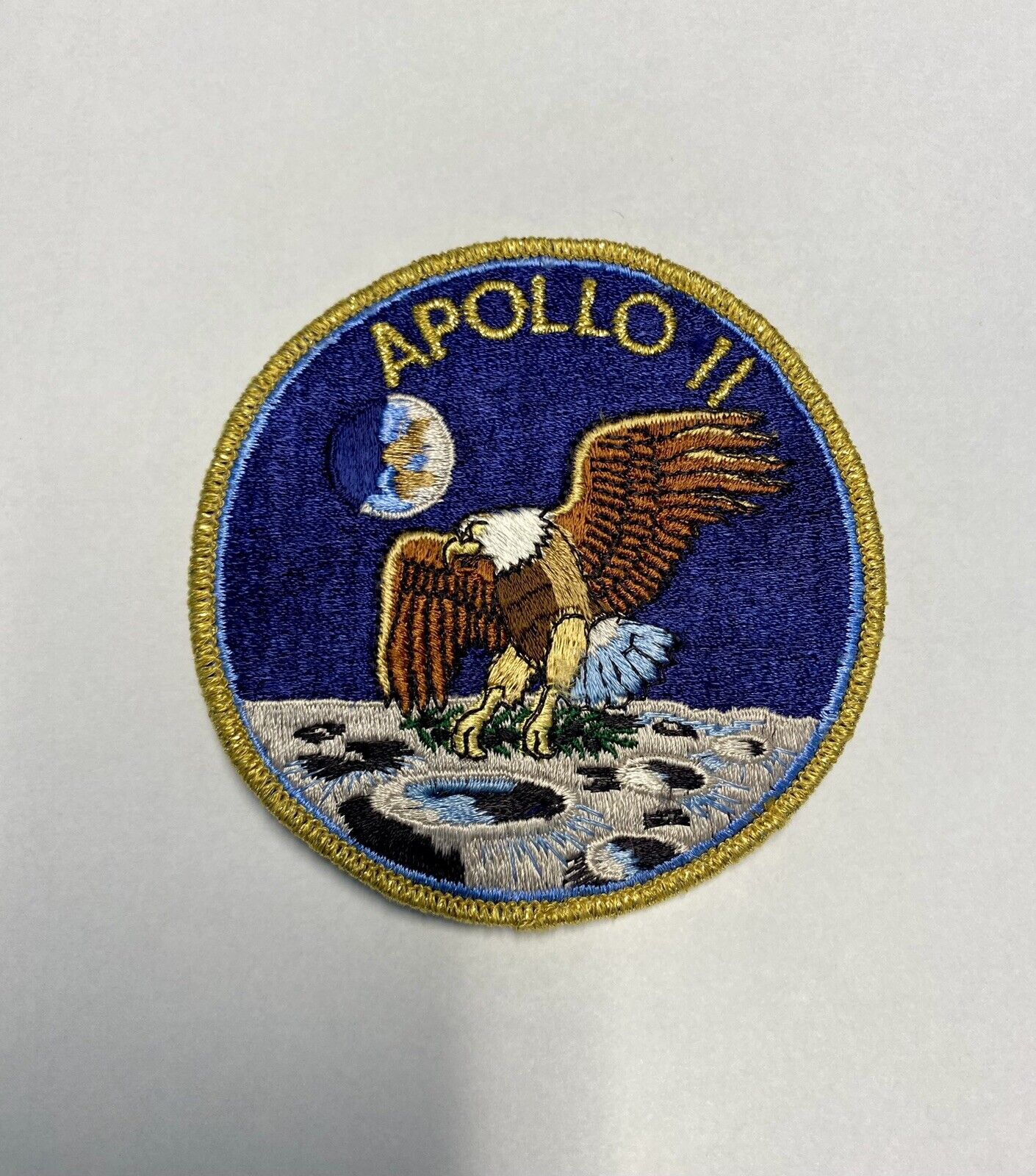 Vintage Apollo II NASA Space Mission Patch