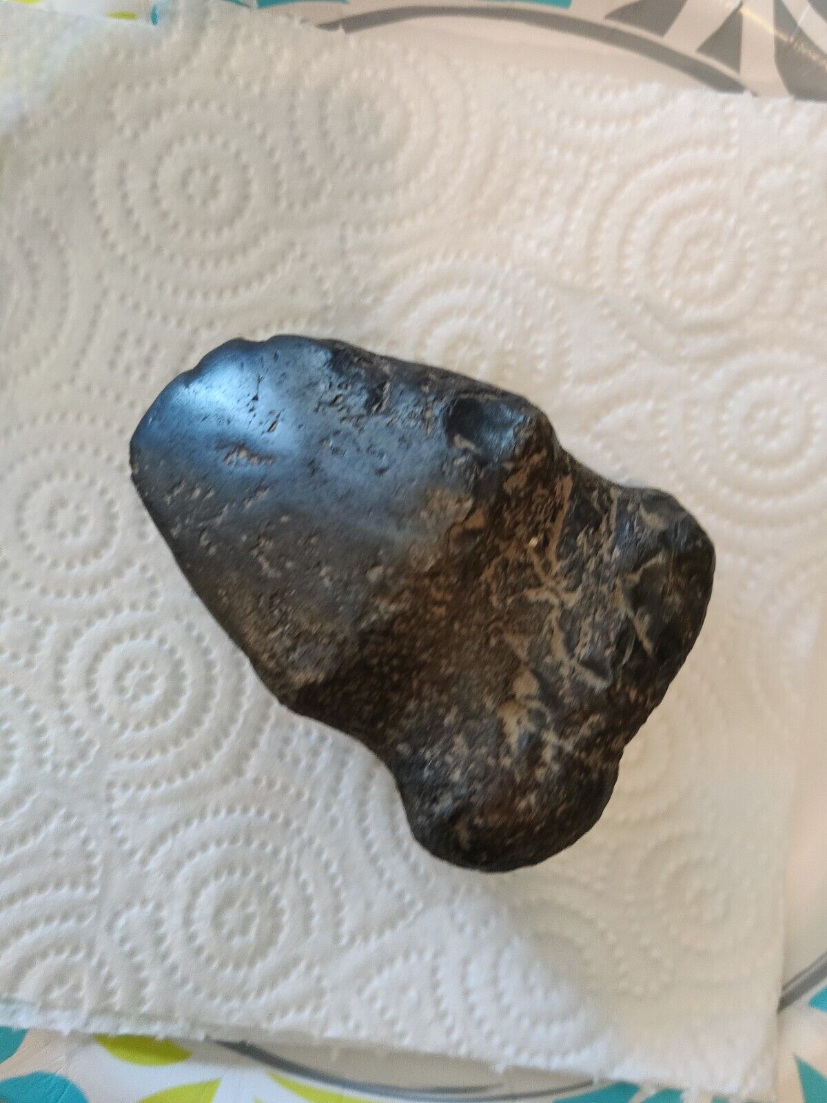 Authentic Native American Hematite Grooved Axe Head Very Heavy