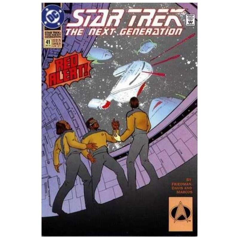 Star Trek: The Next Generation (1989 series) #41 in NM minus cond. DC comics [y*