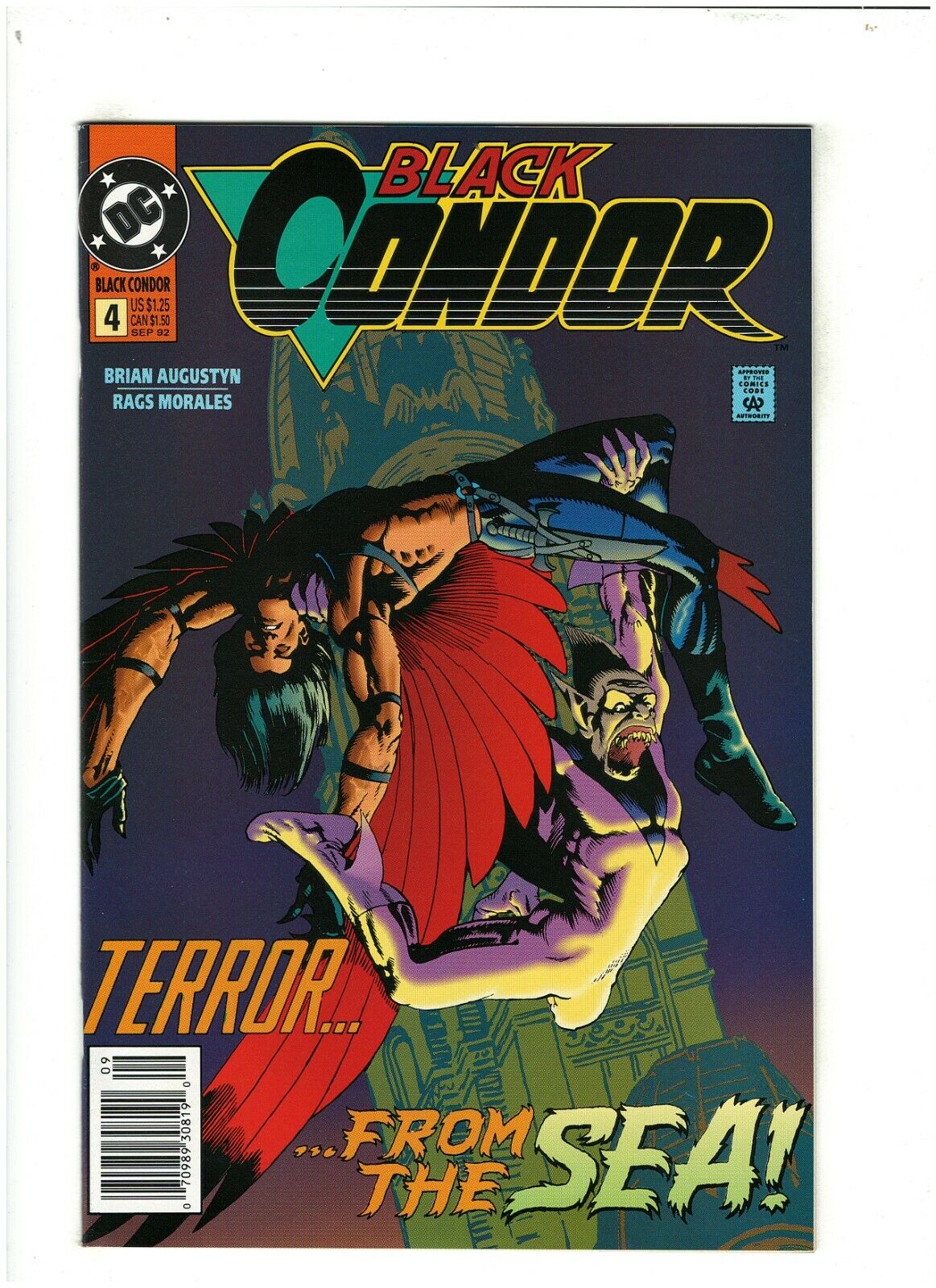 Black Condor #4 NM- 9.2 Newsstand DC Comics 1992 