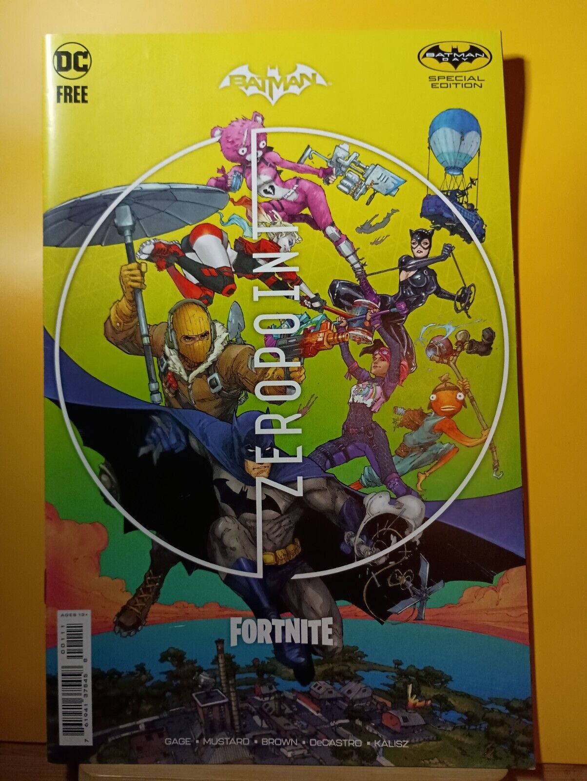 UNSTAMPED 2021 Batman Day Fortnite Zero Point Promotional Giveaway Comic Book 