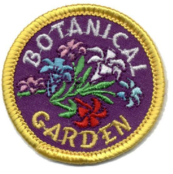 Girl Boy BOTANICAL GARDEN Trip Tour Fun Patches Crest Badge SCOUTS GUIDE Visit
