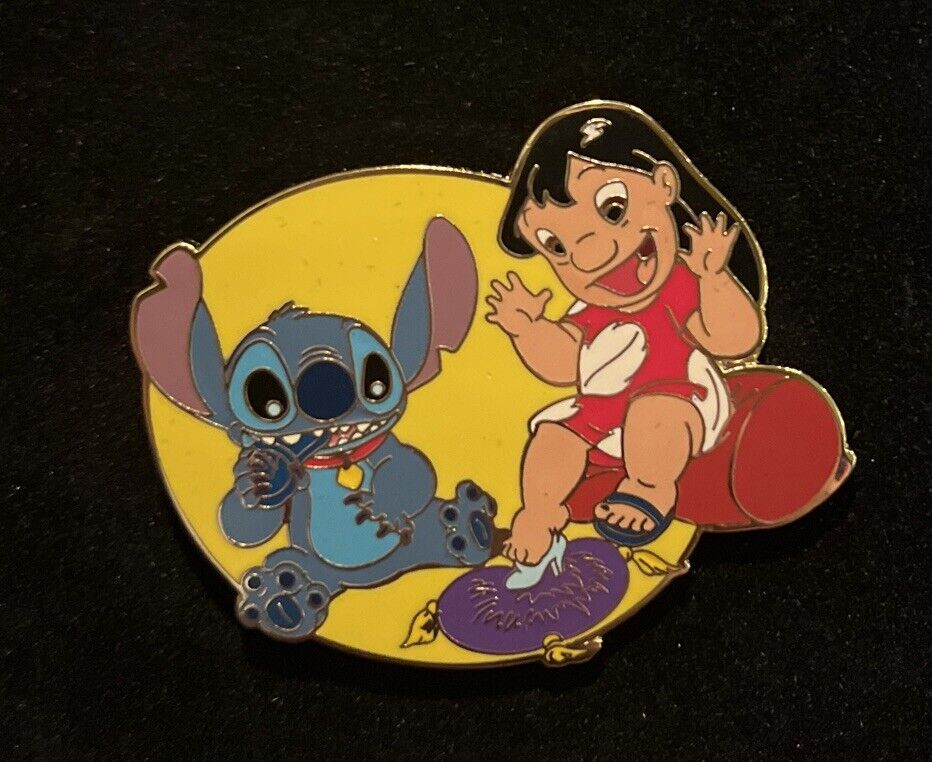 Rare 2096 Disney Pin Lilo & Stitch Cinderella Glass Slipper LE 250 NIP