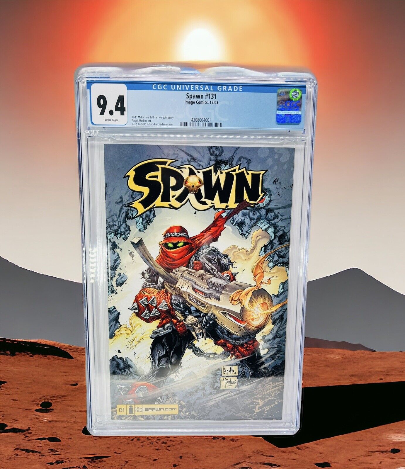Spawn #131 CGC Graded 9.4 Image December 2003 Todd McFarlane Cover Comic Book.