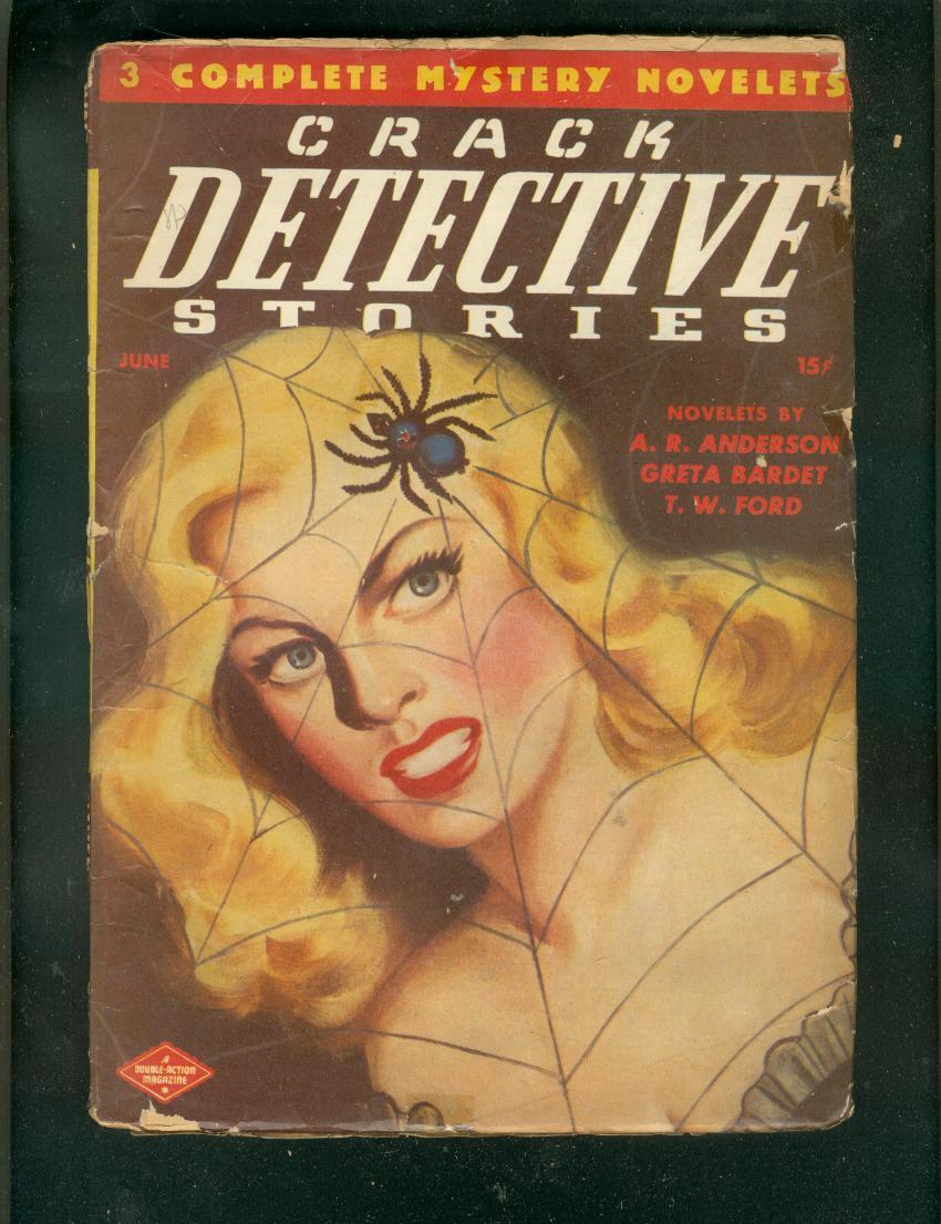 Crack Detective Stories--June 1947--Pulp Magazine--Double Action--VG