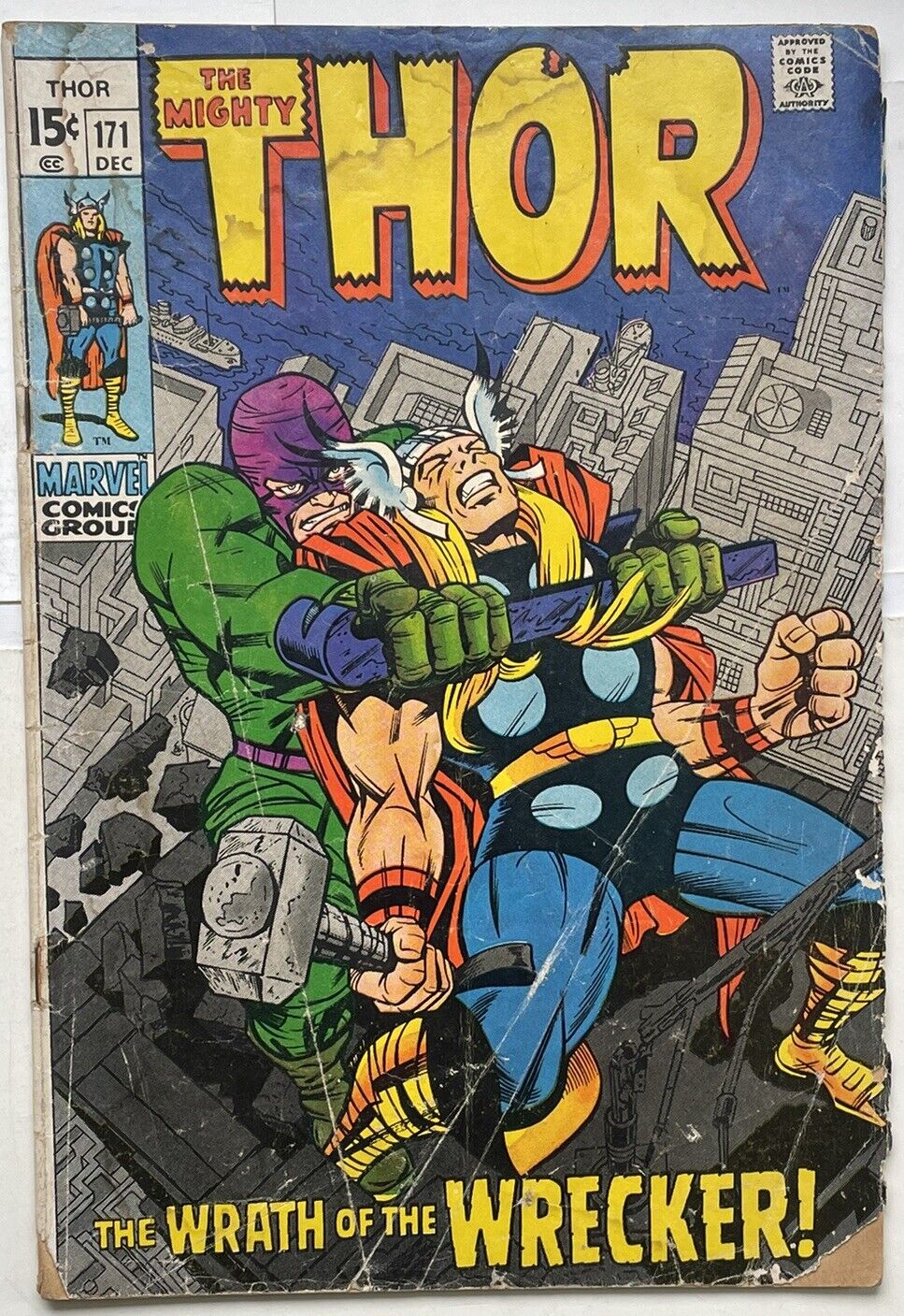 The Mighty Thor #171 -Marvel Comics -1969