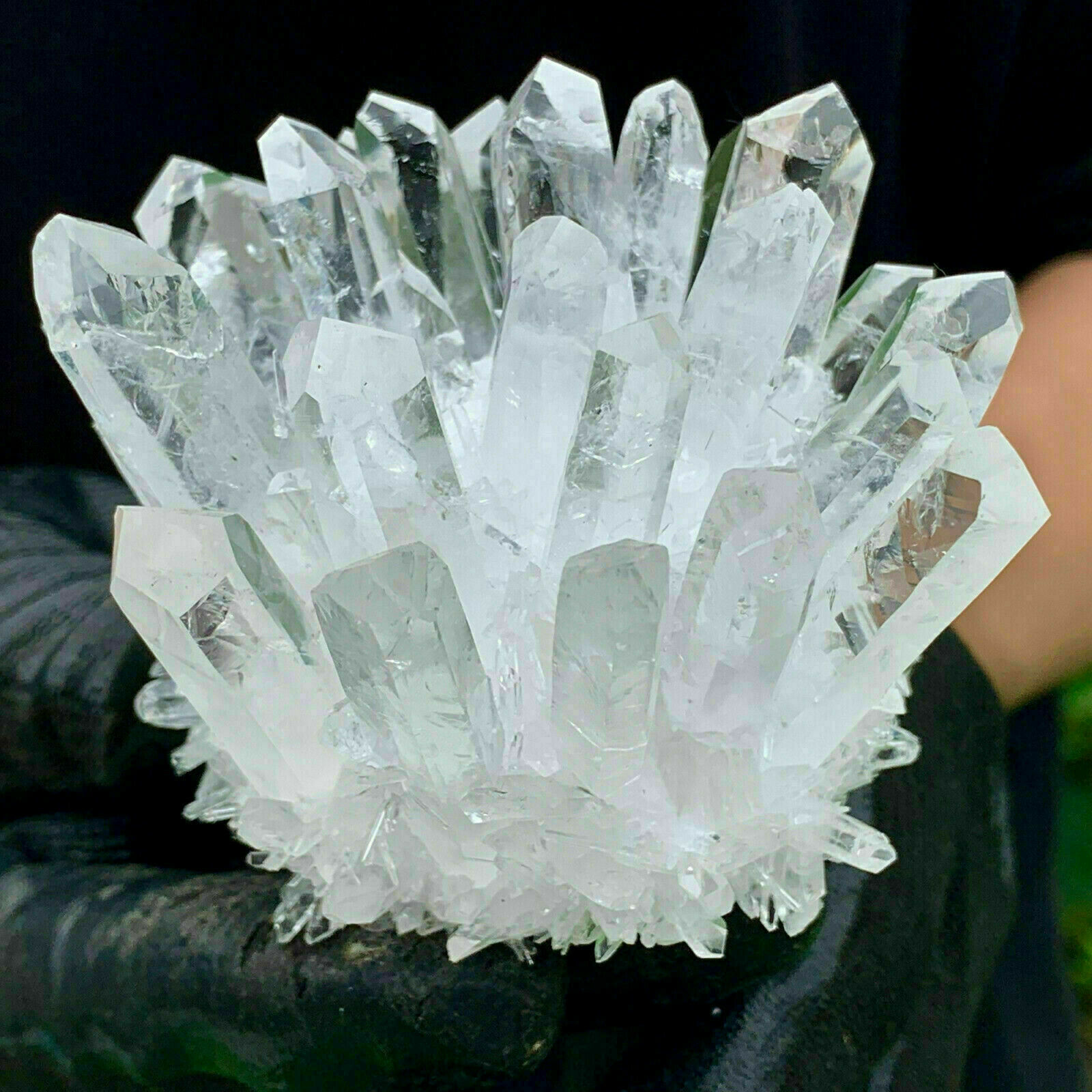 Clear cluster Quartz Crystal Cluster mineral Specimen 250-1000G Point Healing