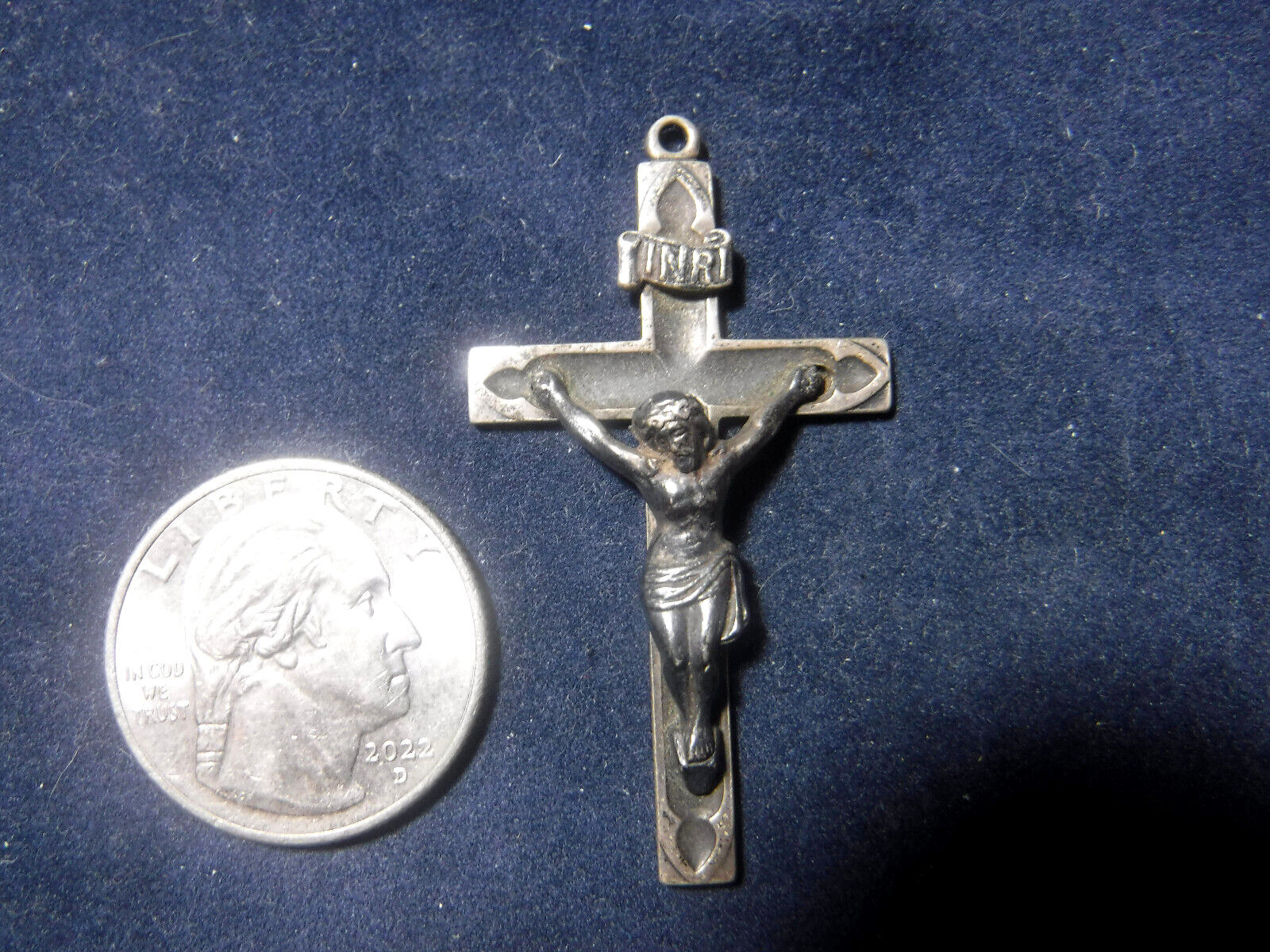 Antique Sterling Crucifix
