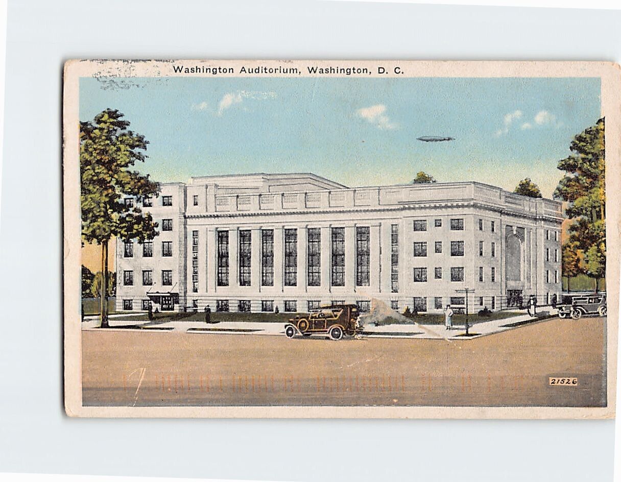Postcard Washington Auditorium Washington DC USA