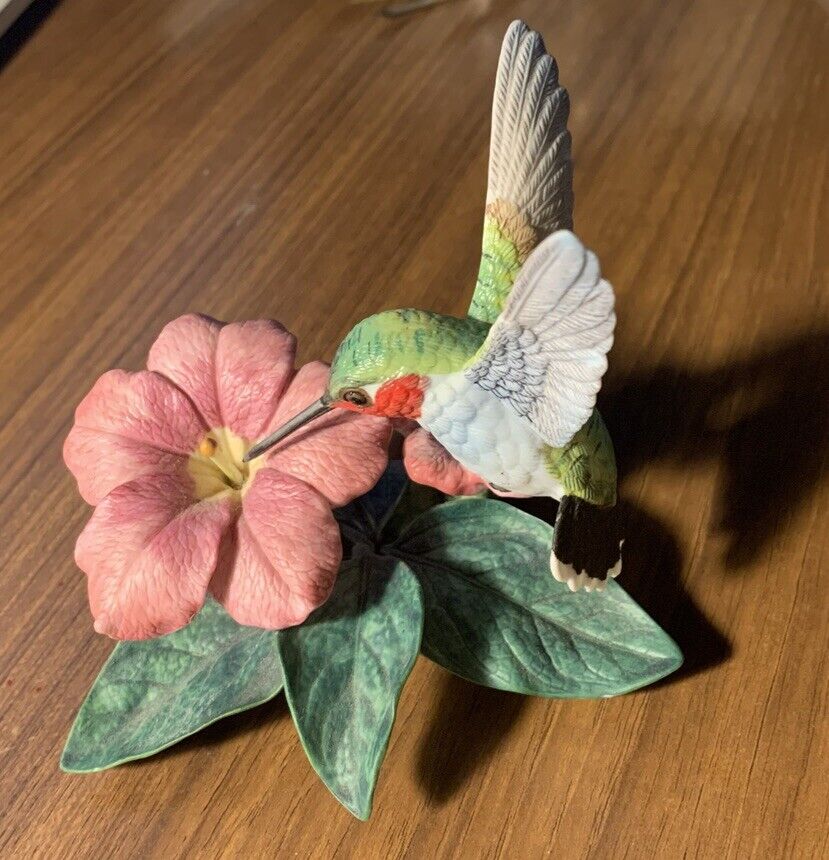 Lenox Garden Birds Figurine Hummingbird 1988