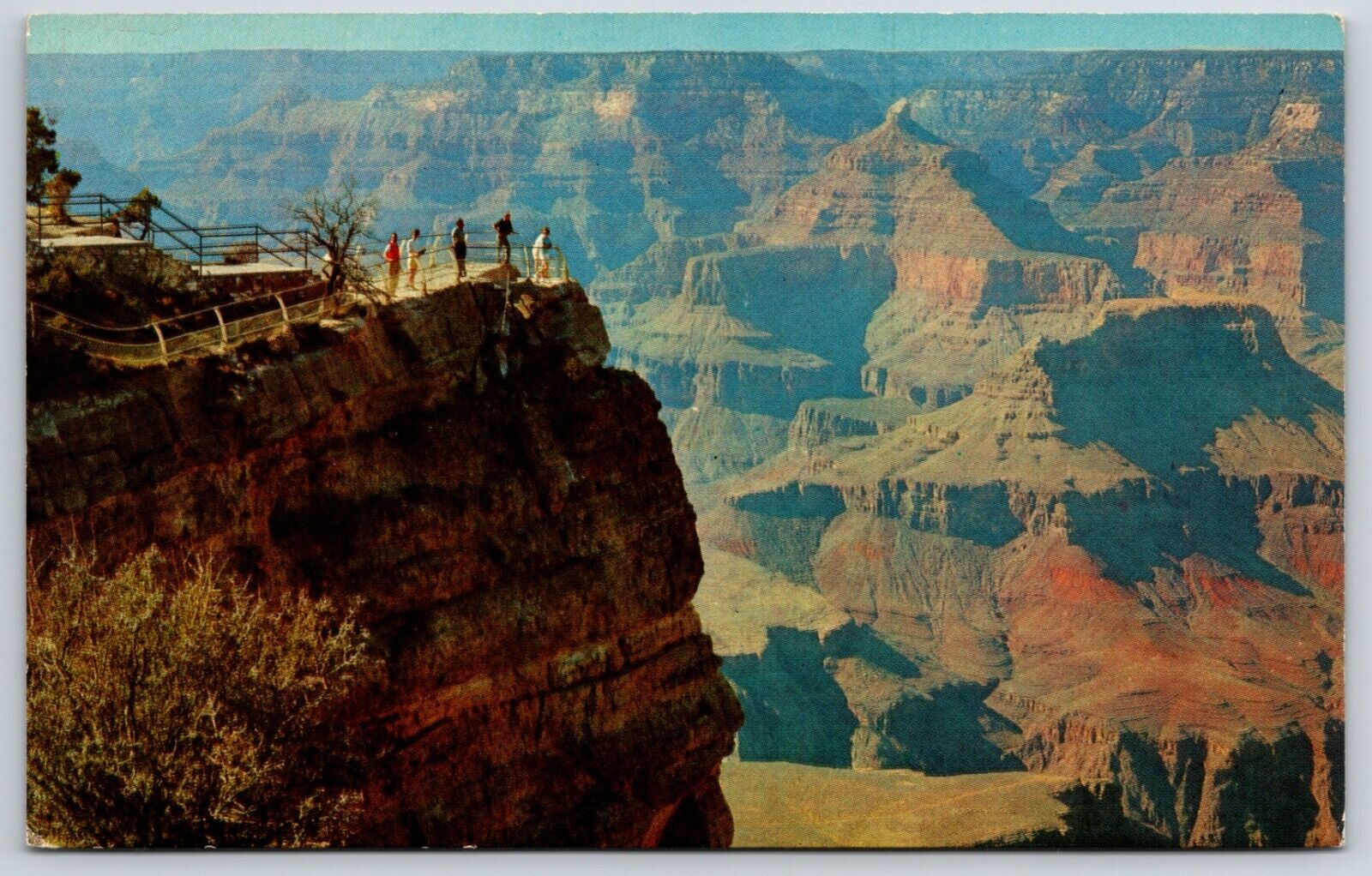 Postcard Mather Point, Grand Canyon People Arizona Unposted