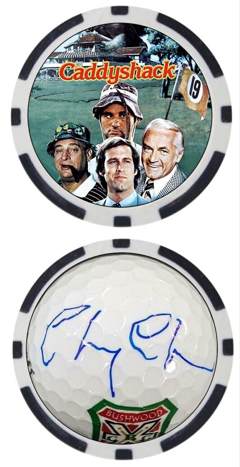 CHEVY CHASE - CADDYSHACK - POKER CHIP ****** ***SIGNED***