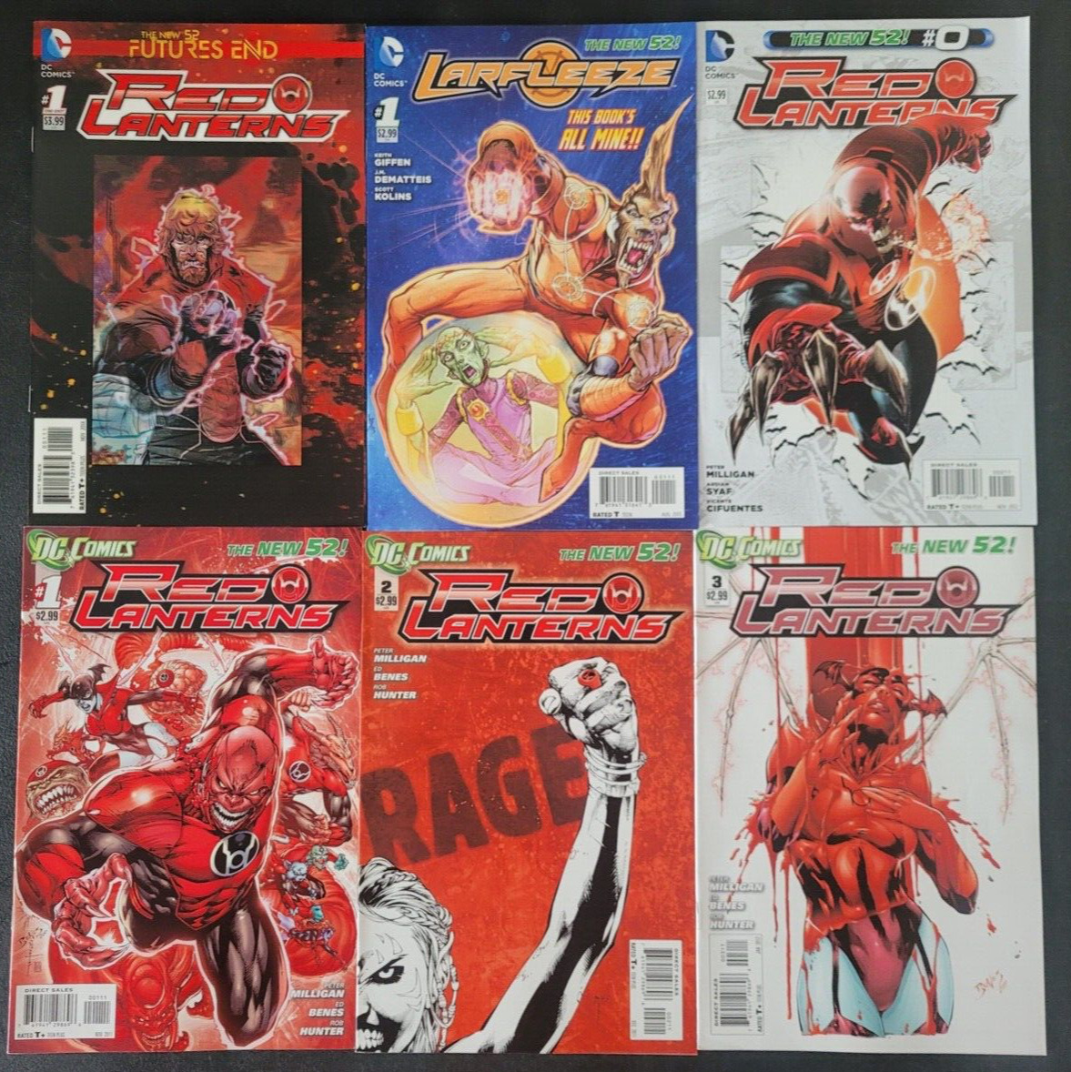 RED LANTERNS SET OF 22 ISSUES (2012) DC 52 COMICS RANGING FROM #0 to 35 BONUS