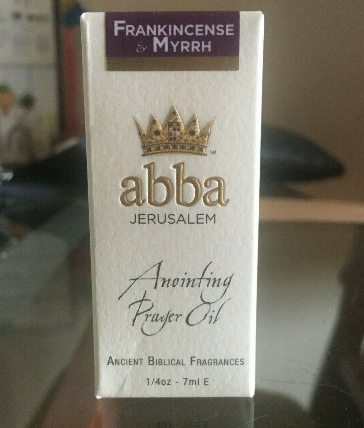 Abba Jerusalem Anointing Oil Frankincense and Myrrh Ancient Biblical Fragrances