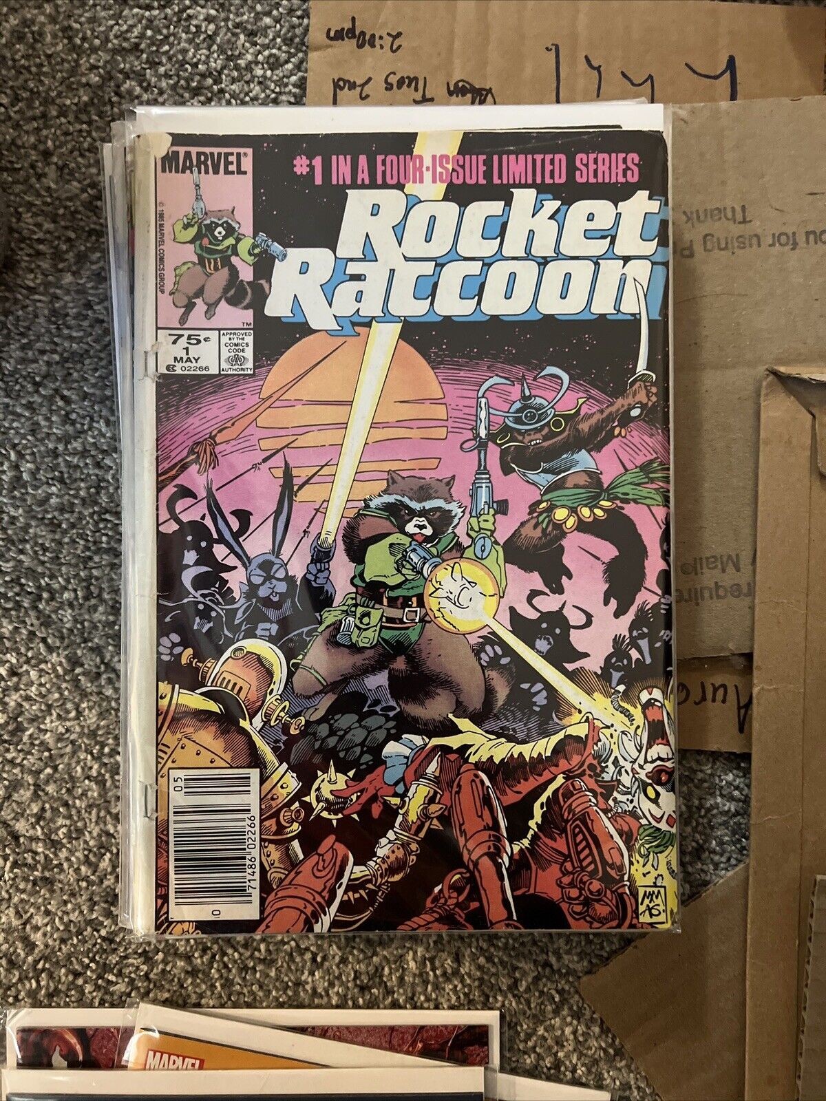 Rocket Raccoon #1 (Marvel 1985) 1st Solo Series. Vintage Guardians Of The Galaxy
