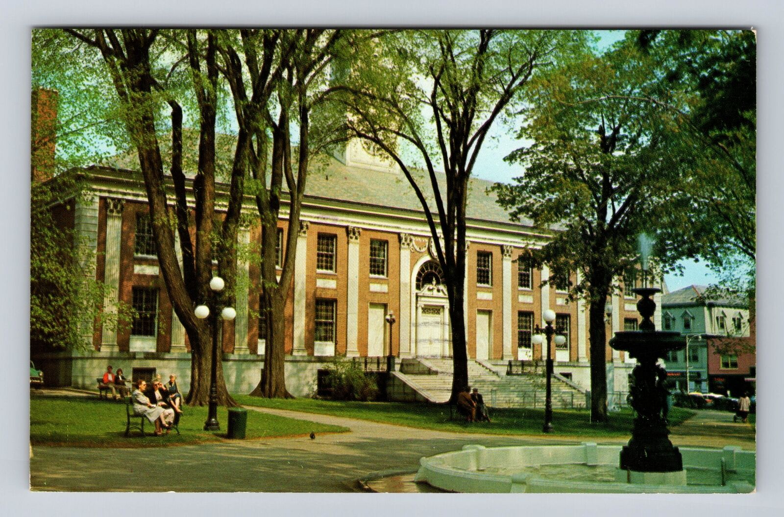 Burlington VT-Vermont, City Hall, Antique Vintage c1971 Souvenir Postcard