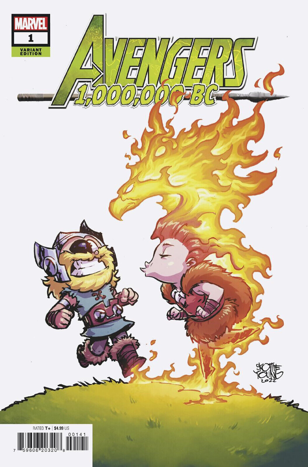 AVENGERS 1,000,000 BC #1 (SKOTTIE YOUNG VARIANT)(2022) COMIC BOOK ~ Marvel