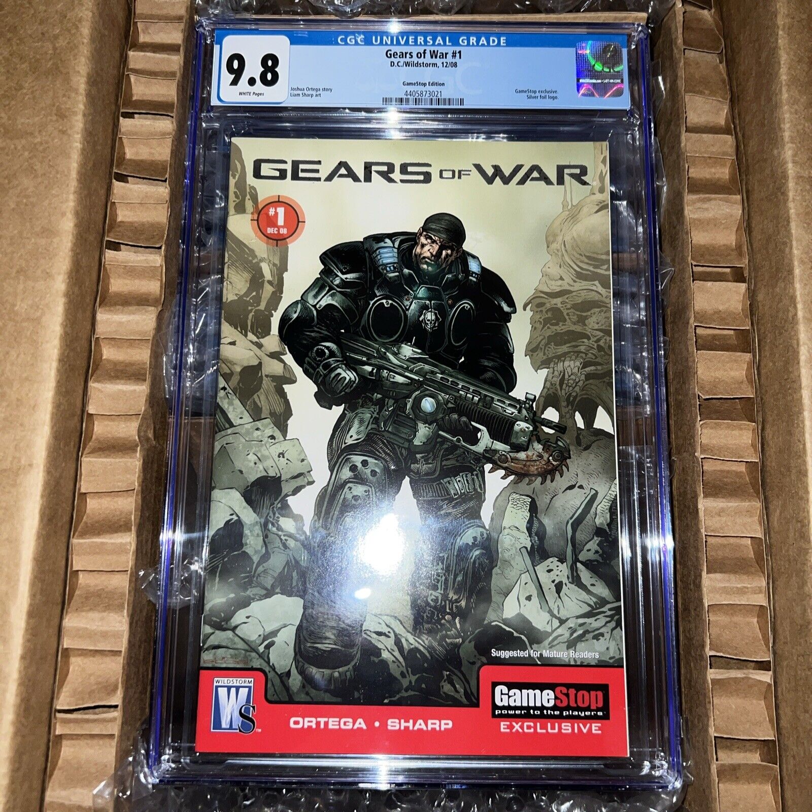 Gears of War #1 CGC 9.8 GameStop Variant - 1st Marcus Fenix & Dominic Santiago 3