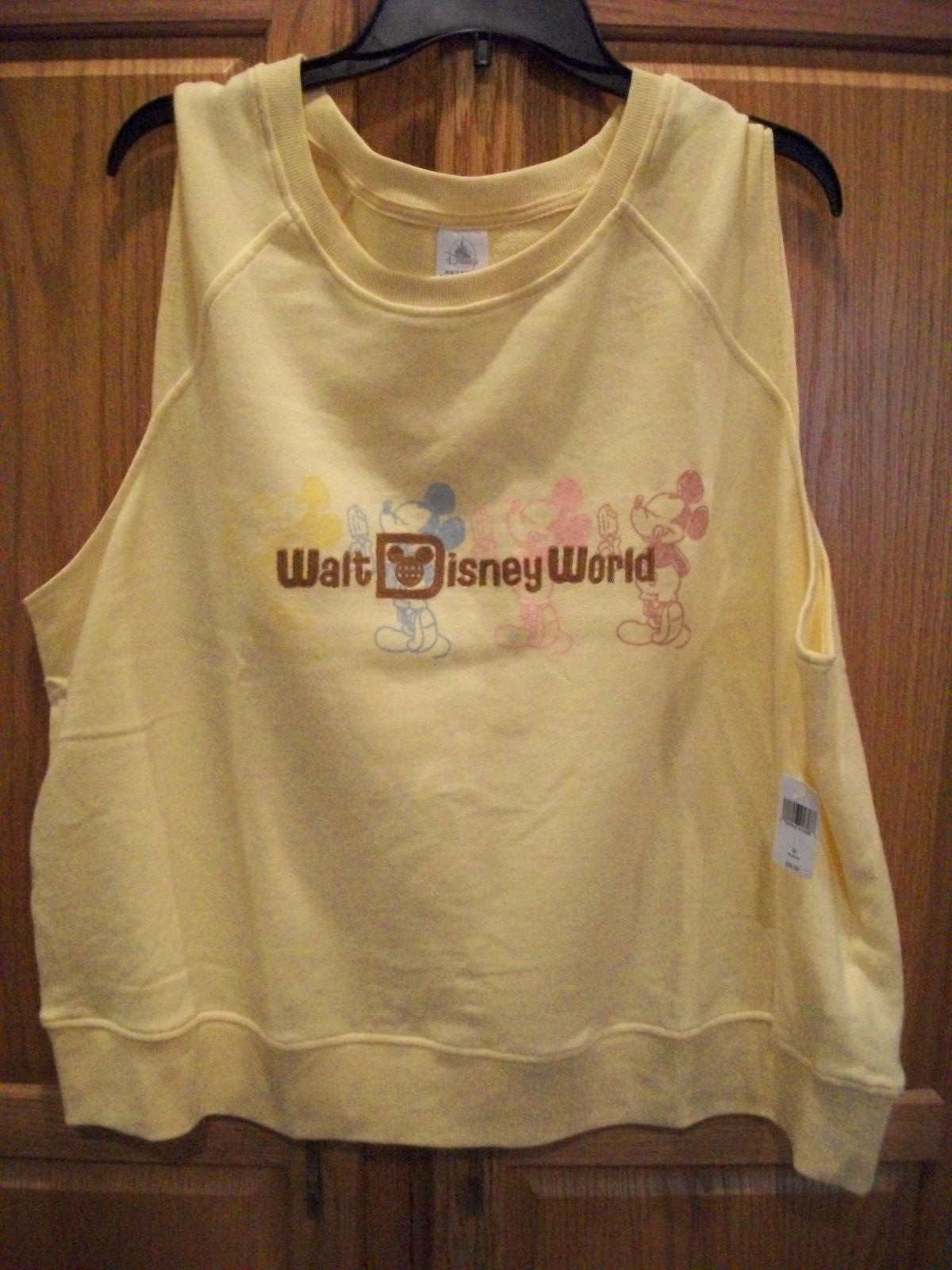 Walt Disney World Vintage Style Sleeveless Sweatshirt size 2X Womens
