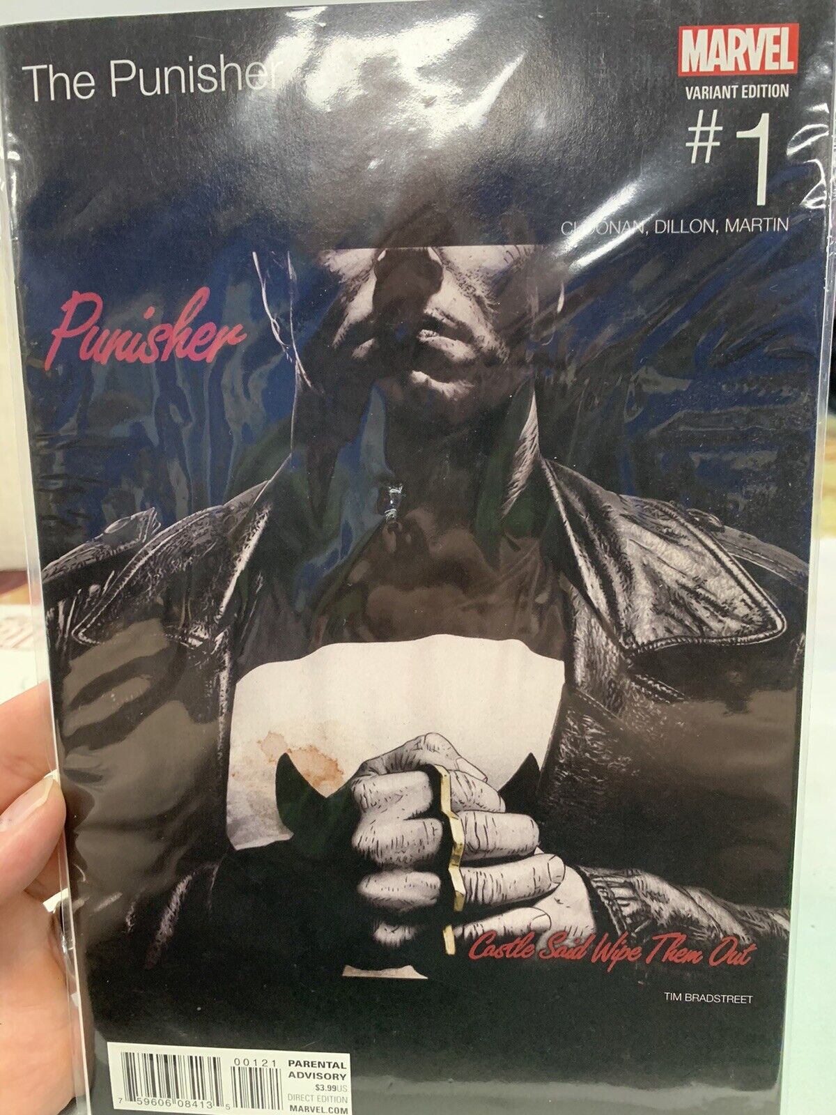 Punisher #1 Hip Hop Variant Marvel 2016 Tim Bradstreet cover LL Cool J Homage