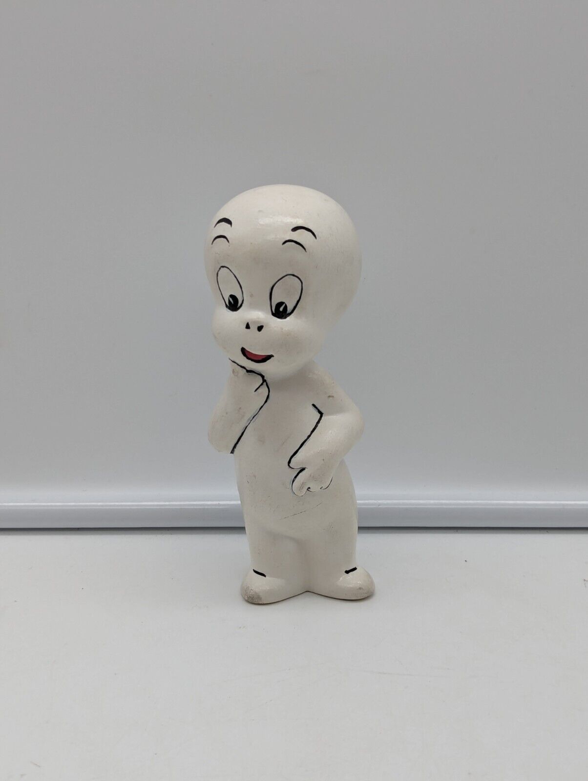 Vintage 1970's Ceramic Figure Casper The Friendly Ghost Harvey Cartoon White